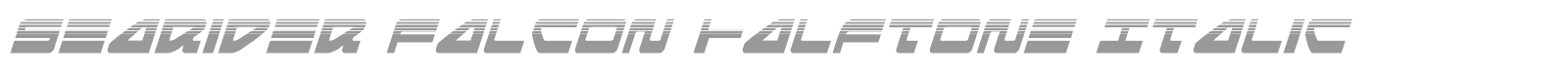 Searider Falcon Super-Italic font preview