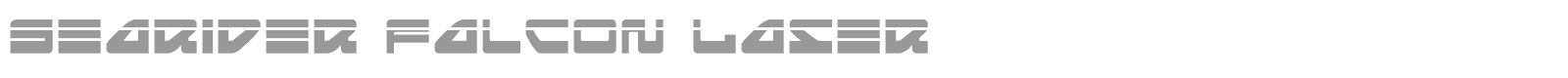 Searider Falcon Super-Italic font preview