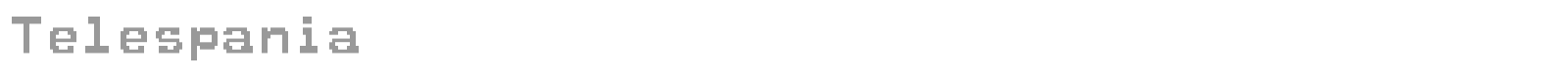 Telespania font preview