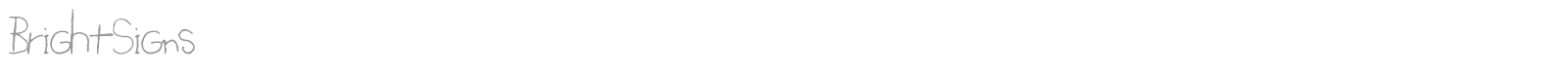 BrightSigns font preview