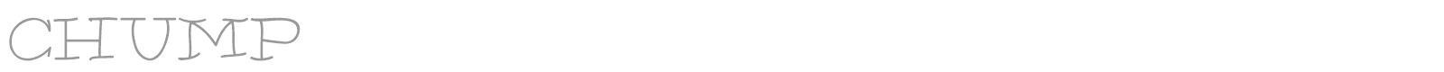 Chump font preview