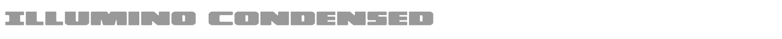 Illumino Extra-Condensed Italic font preview