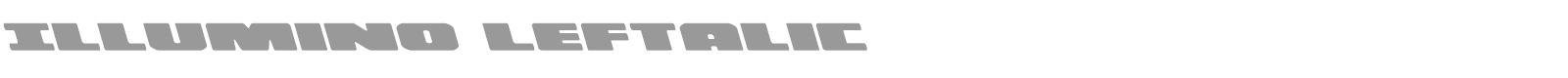 Illumino Extra-Condensed Italic font preview