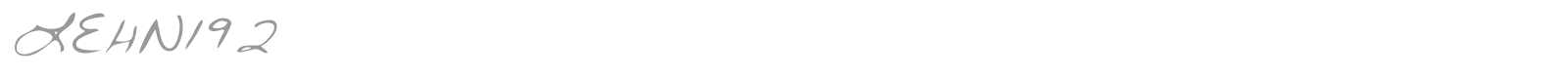 LEHN192 font preview