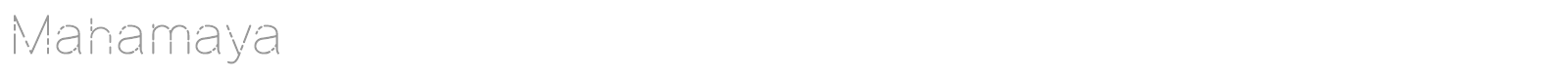 Mahamaya font preview