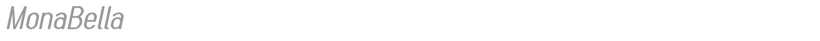 Mona Bella font preview