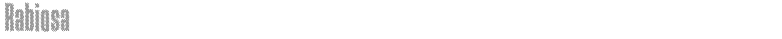 Rabiosa font preview