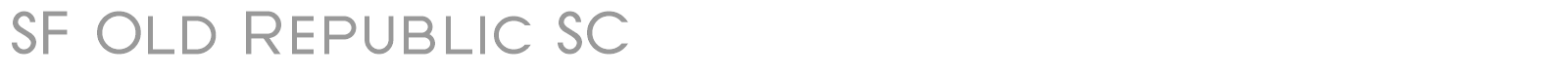 SF Old Republic SC font preview