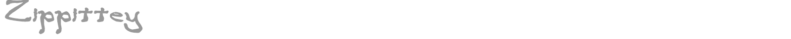 Zippittey font preview