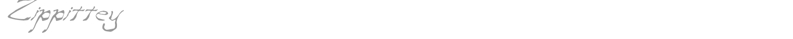 Zippittey font preview