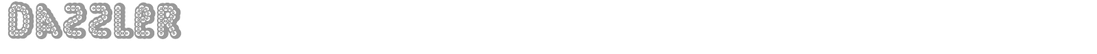 Dazzler font preview