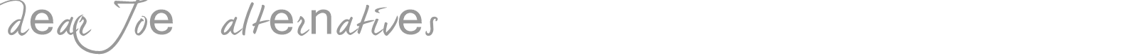 dearJoe 5 alternatives font preview