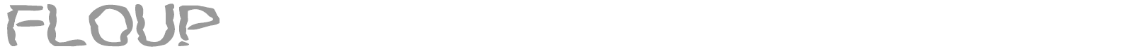 Floup font preview
