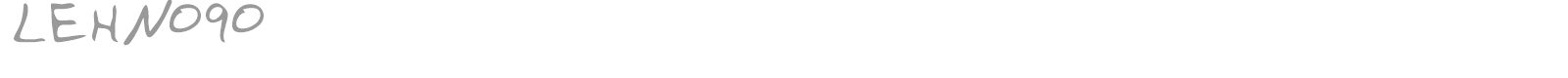 LEHN090 font preview