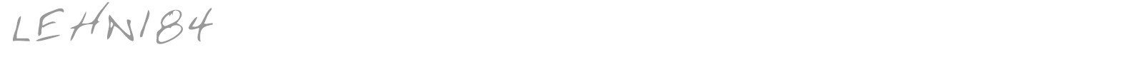 LEHN184 font preview
