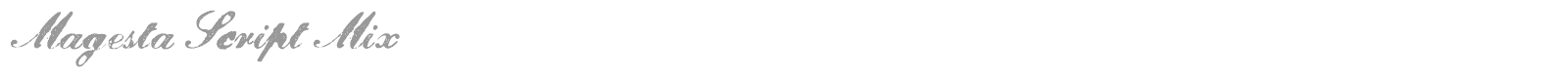 Magesta Script Mix font preview