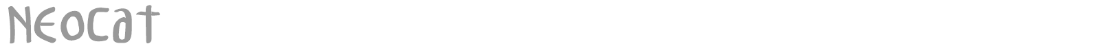 Neocat font preview