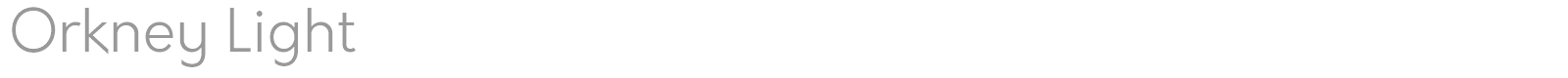 Orkney font preview