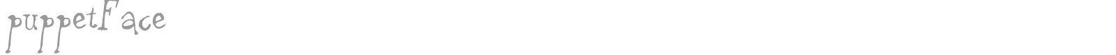 PuppetFace font preview