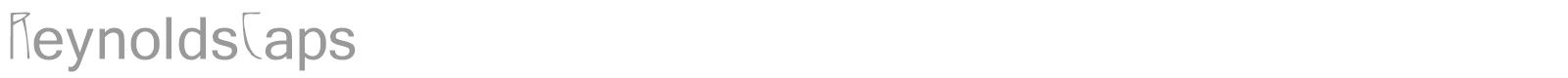 Reynolds Caps font preview