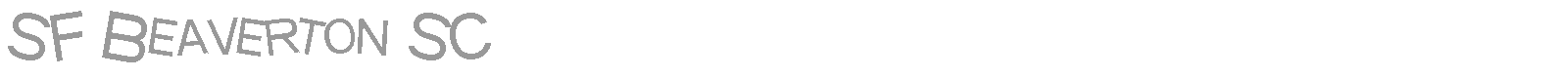SF Beaverton SC font preview