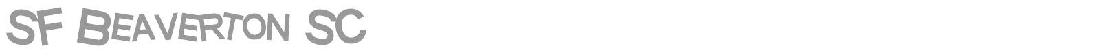 SF Beaverton SC font preview