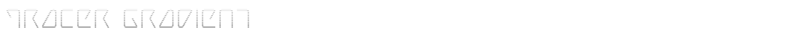 Tracer Gradient font preview
