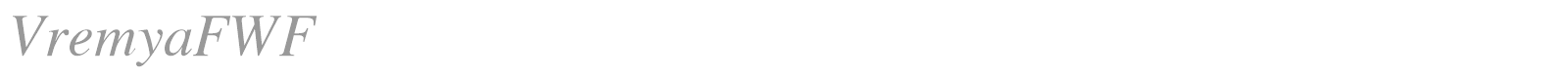 Vremya font preview