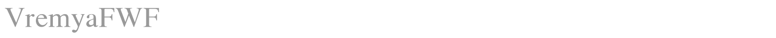 Vremya font preview