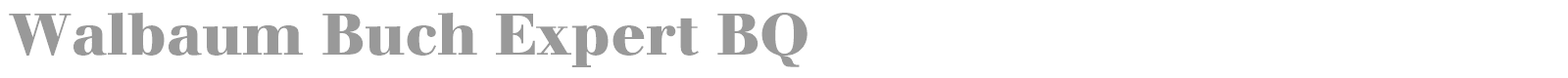 Walbaum Buch BQ font preview