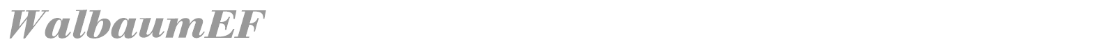 Walbaum Buch BQ font preview