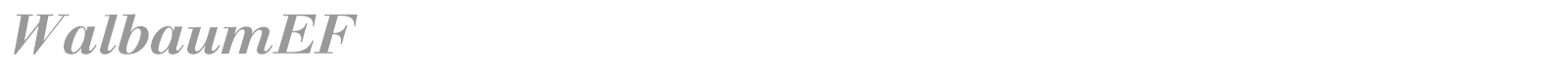 Walbaum Buch BQ font preview