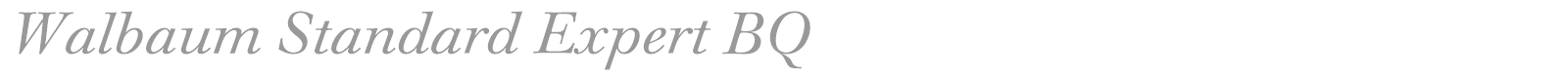 Walbaum Buch BQ font preview