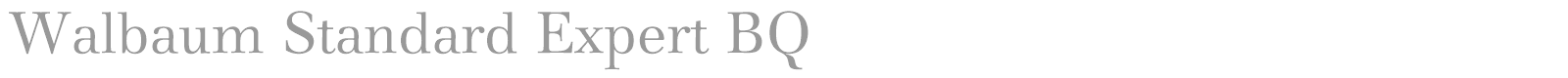 Walbaum Buch BQ font preview