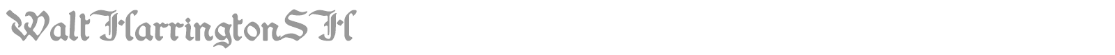 WaltHarringtonSH font preview
