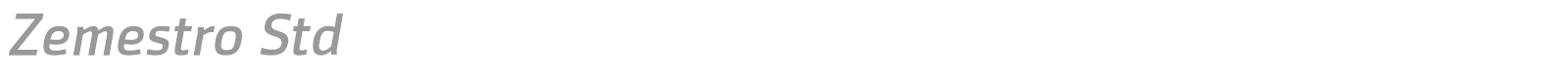 Zemestro Std font preview