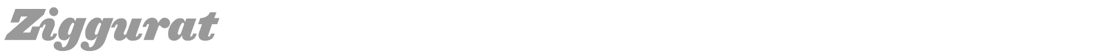 Ziggurat font preview