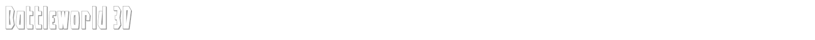 Battleworld Extra-Expanded Italic font preview