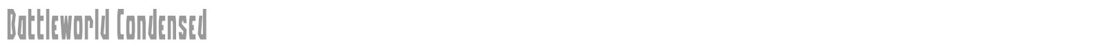 Battleworld Extra-Expanded Italic font preview