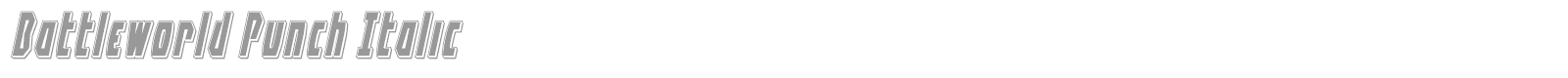 Battleworld Extra-Expanded Italic font preview