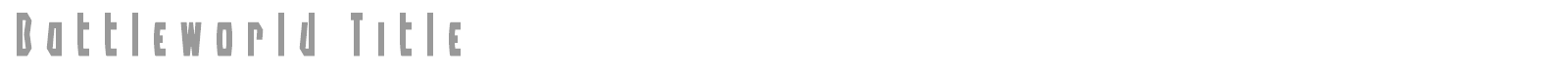 Battleworld Extra-Expanded Italic font preview