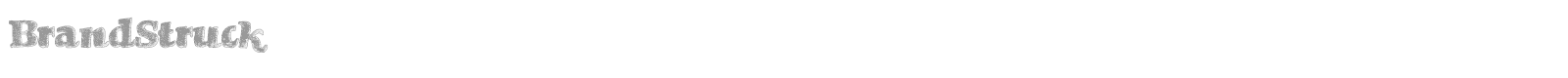 BrandStruck font preview
