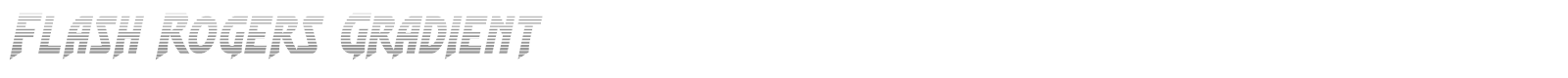 Flash Rogers Gradient font preview