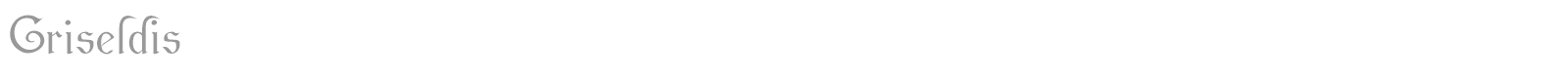 Griseldis font preview