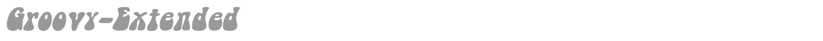 GroovyExtended font preview
