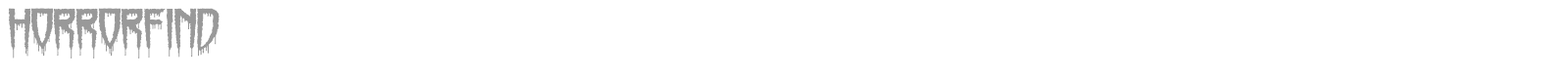 Horrorfind font preview