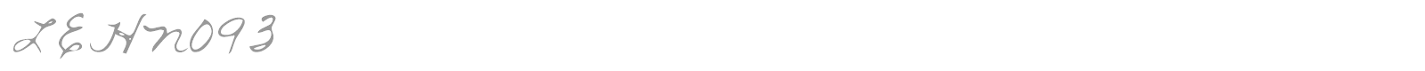 LEHN093 font preview