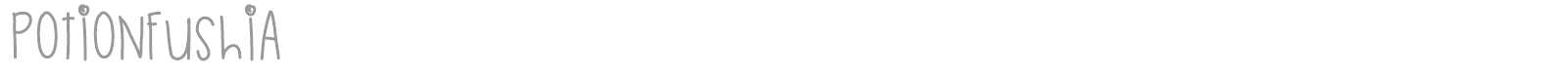 PotionFushia font preview