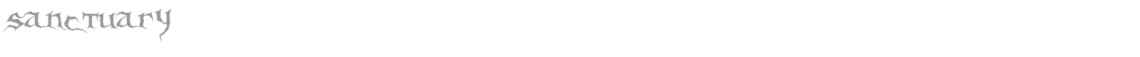 Sanctuary font preview