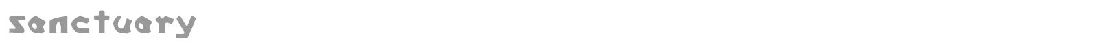 Sanctuary font preview
